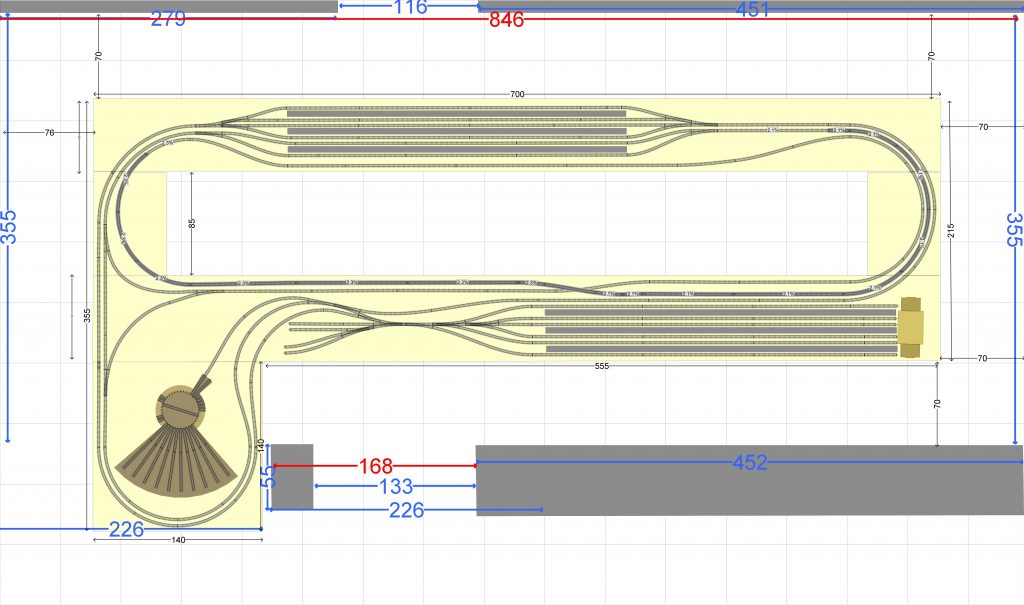 Plan De Circuit De Train électrique Ho Plan reseau HO AFMC Franck1 — Arverne Ferroviaire Miniature Club